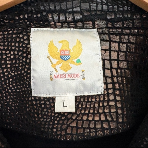 Ameri Mode Metallic BrownTextured Jacket Size L - Picture 6 of 7